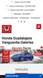 Mobile Screenshot of hondavanguardia.com.mx